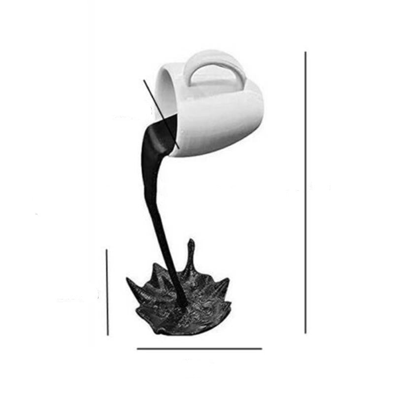 Enhance Your Space with the Floating Coffee Cup Sculpture