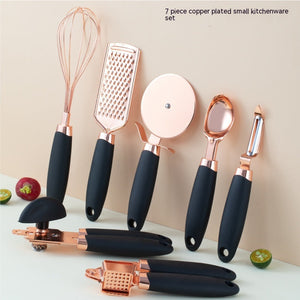 Elevate Your Cooking with the Kitchen Household Peeler Gadget Copper Plating Set