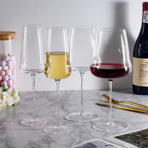 Elevate Your Wine Experience with Handmade Ultra-Thin Crystal Bordeaux Glass
