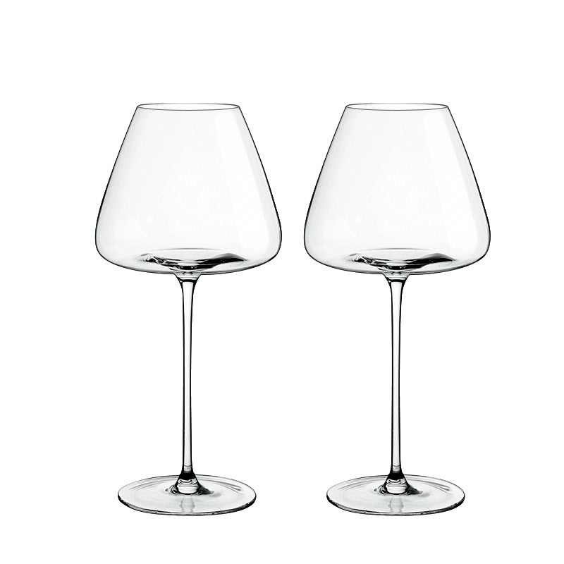 Crystal Red Wine Goblet Elegant Stemmed Glass