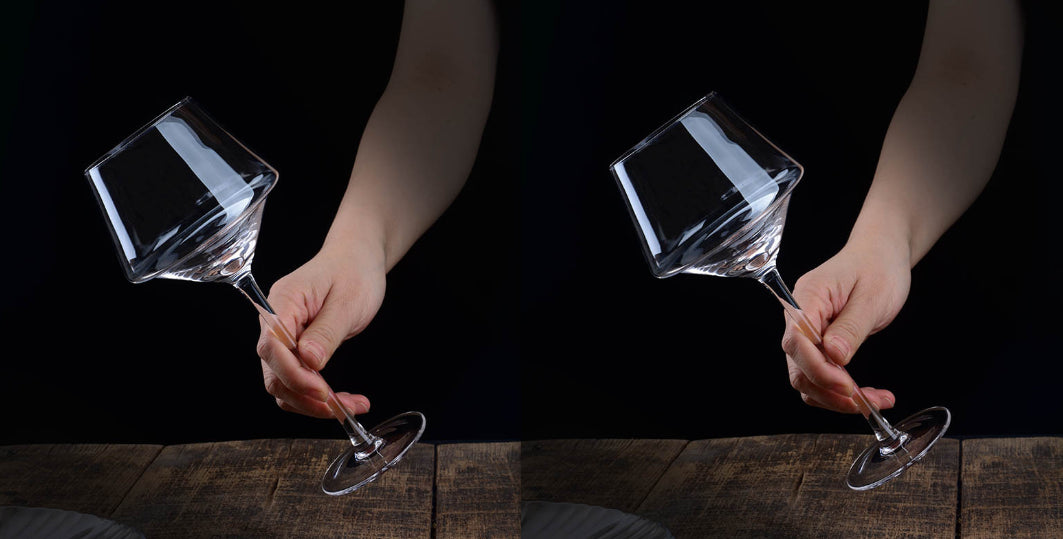 Crystal Glass Creative Golden Trim Elegant Drinking Glass