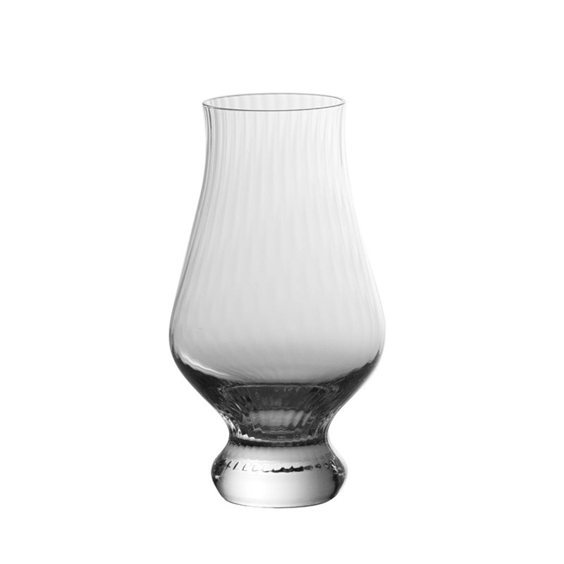 Tulip Shape Crystal Stemware Elegant Glass