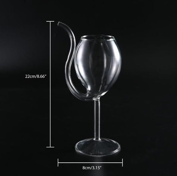 Crystal Vampire Style Goblet Sippy Cup Glass