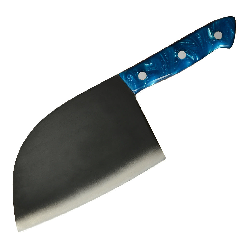 Forged Stainless Steel Blue Handle Kitchen Knife Set