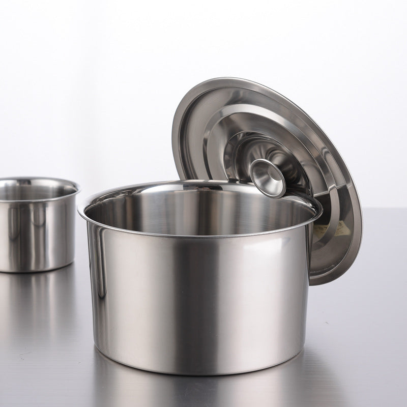 Non-Magnetic Stainless Steel Stock Pot Seasoning Storage Box Kitchen Organizer