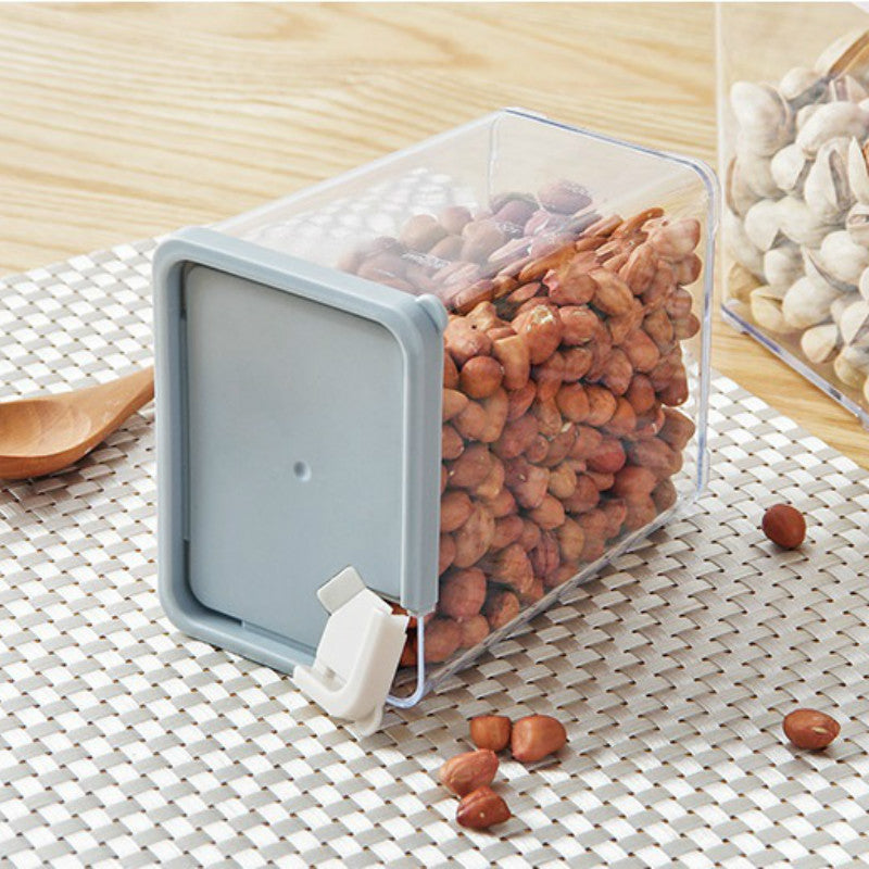 Transparent Plastic Kitchen Storage Box Container
