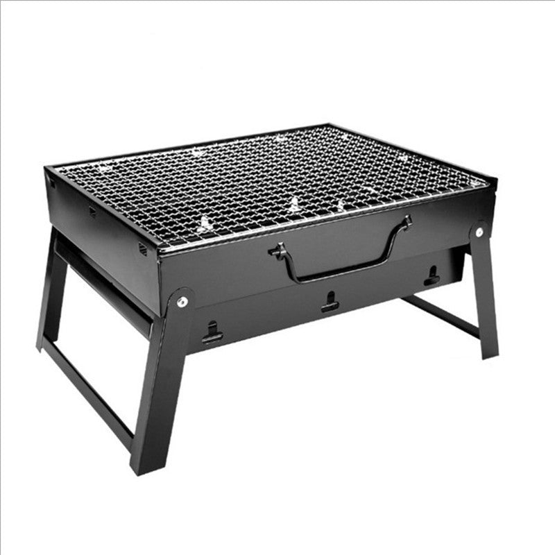 Portable Folding Charcoal BBQ Grill Outdoor Large Barbecue