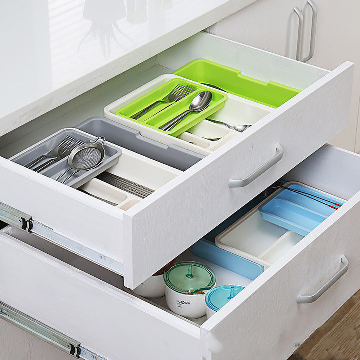 Tableware Organizer Drawer Storage Box Knife Fork Spoon Holder