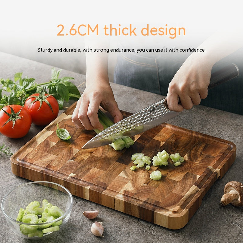 Acacia Mangium Thick Cutting Board Household Kitchen Chopping Board