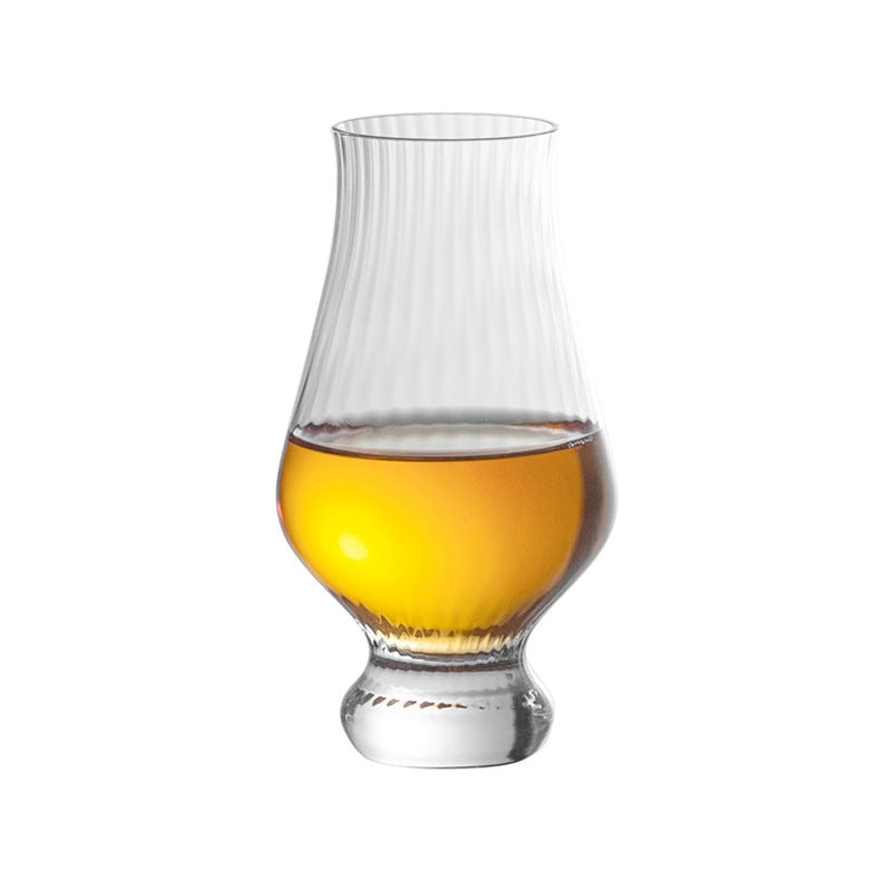 Tulip Shape Crystal Stemware Elegant Glass