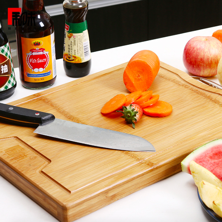 Carbonized Bamboo Cutting Board Kitchen Chopping Board