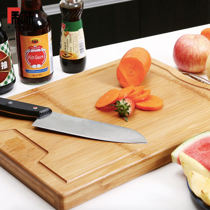 Carbonized Bamboo Cutting Board Kitchen Chopping Board