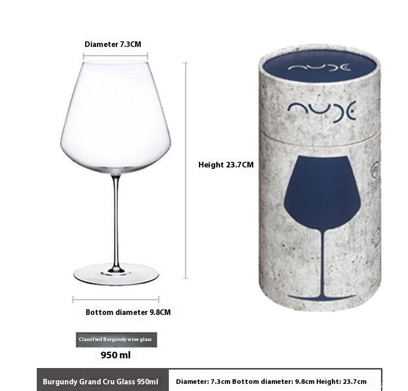 Ultra Thin Crystal European Style Goblet Large Stemware Glass