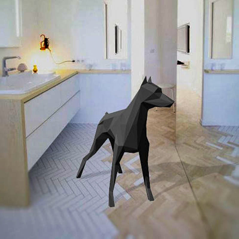 3D Paper Sculpture Model Art Decoration