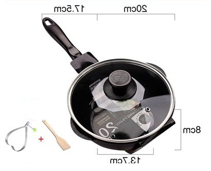 Small Deep Nonstick Frying Pan Household Wok Cooking Pot