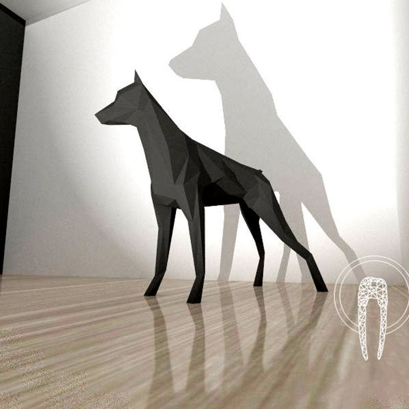 3D Paper Sculpture Model Art Decoration
