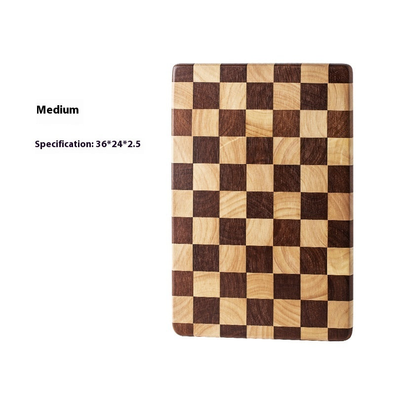 Thickened Solid Wood Rubber Wood Cutting Board Household Kitchen Board