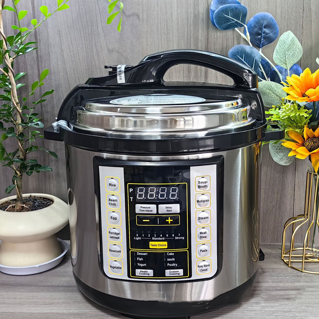 6L Multi-Function Electric Pressure Cooker Large Capacity Rice Cooker