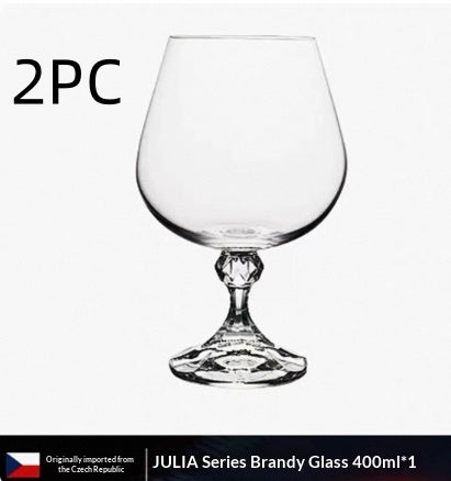 Elegant Crystal Brandy Glass Stemware Goblet