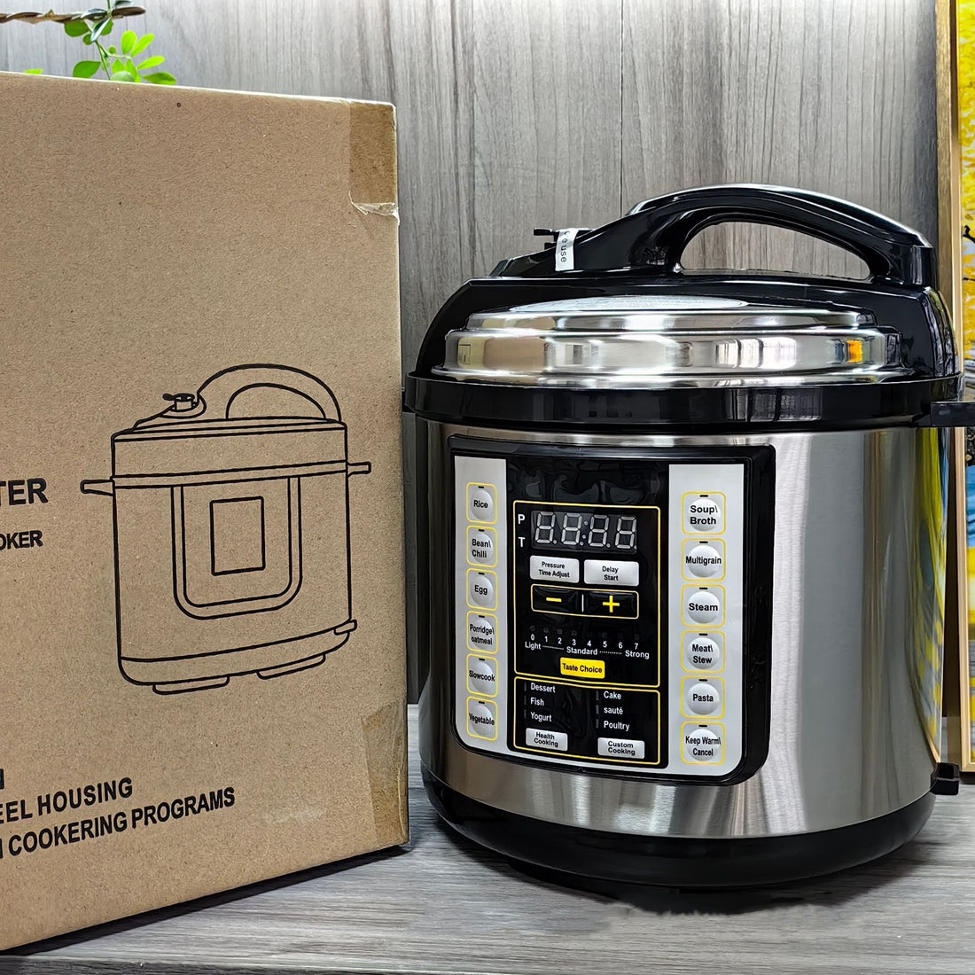 6L Multi-Function Electric Pressure Cooker Large Capacity Rice Cooker