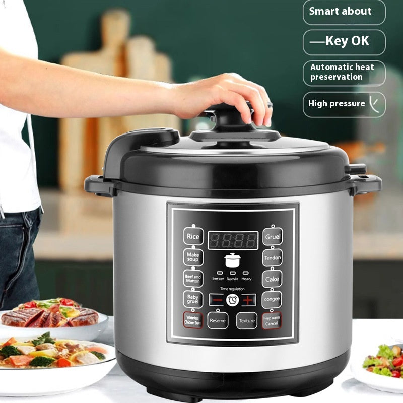 5L Multi-Function Pressure Rice Cooker With Timer Household