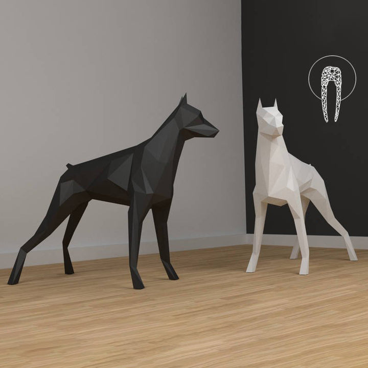 3D Paper Sculpture Model Art Decoration