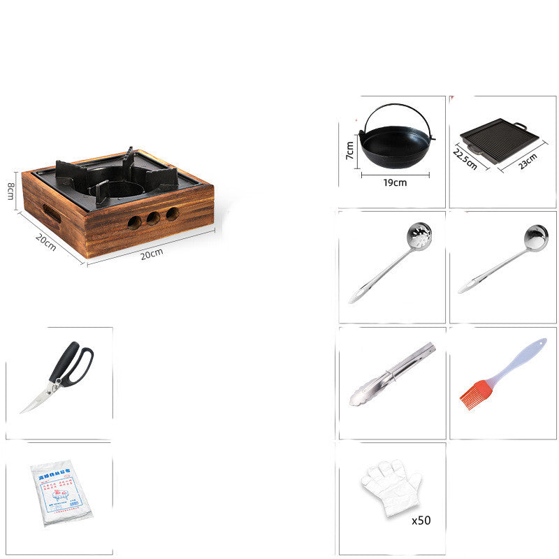 Japanese Style Smokeless Household BBQ Grill