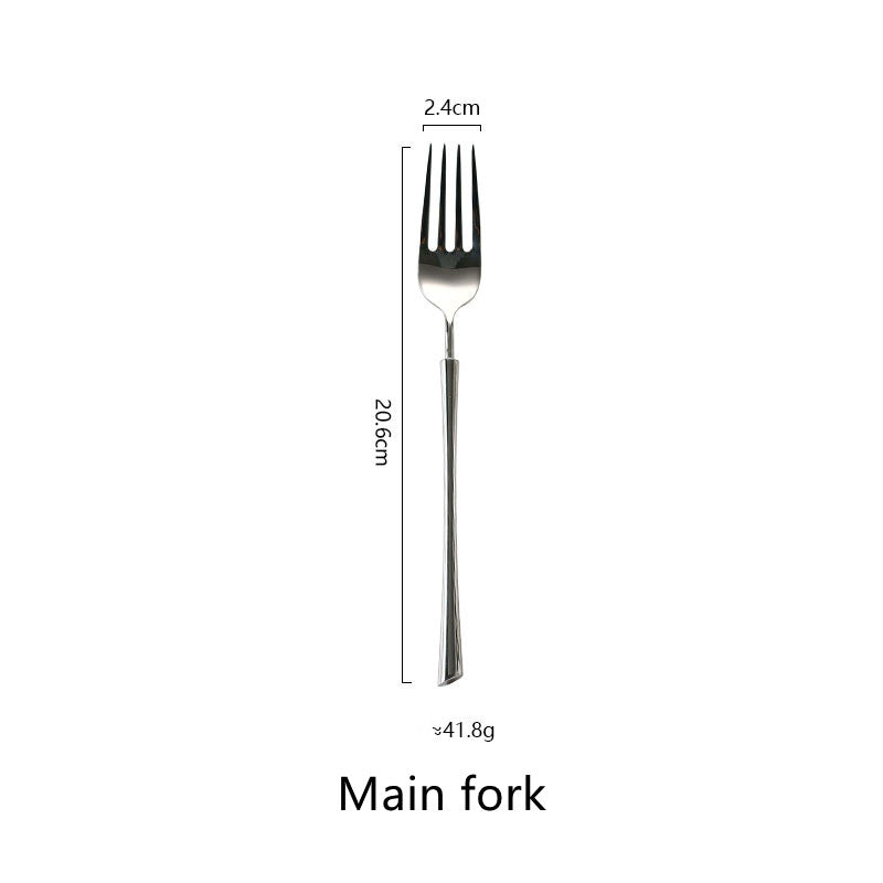 Silver Stainless Steel Western Cutlery Set