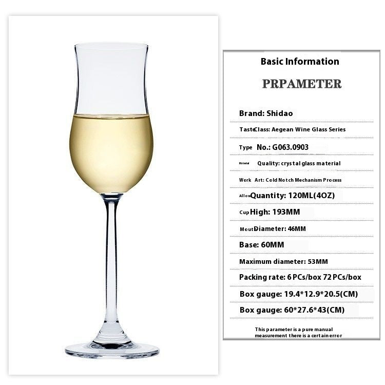 Tulip Shape Crystal Dessert Glass Elegant Stemware