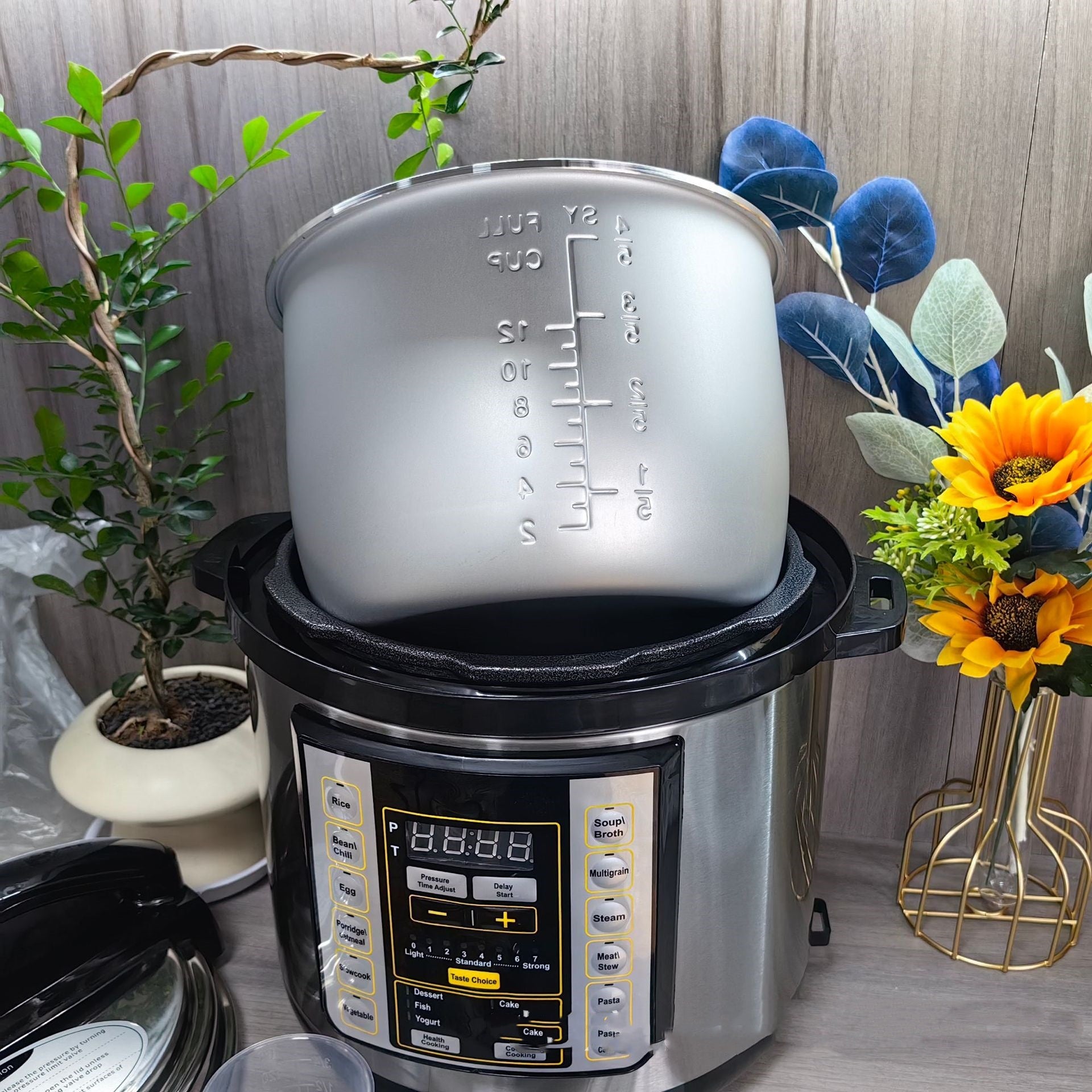 6L Multi-Function Electric Pressure Cooker Large Capacity Rice Cooker