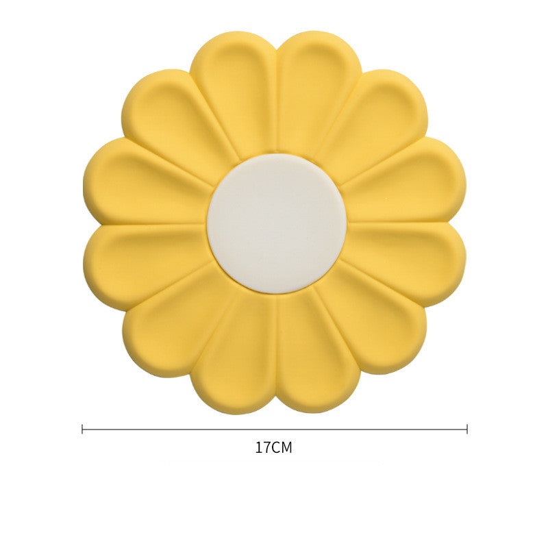 Daisy Flower Silicone Placemat Insulation Kitchen Decor
