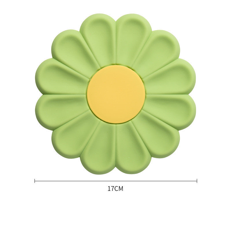 Daisy Flower Silicone Placemat Insulation Kitchen Decor