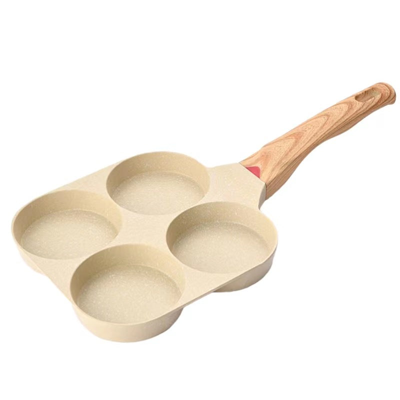 4-Hole Nonstick Egg Frying Pan Breakfast Skillet Household Pan