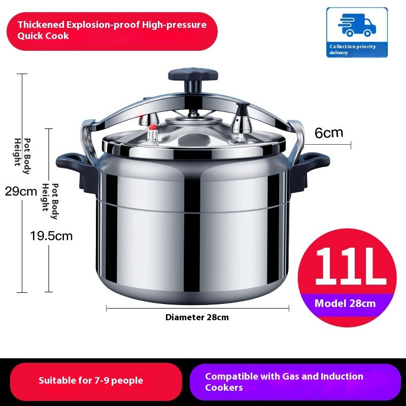 Large Capacity Explosion-Proof Gas Stove Pressure Cooker Household Kitchen Pot