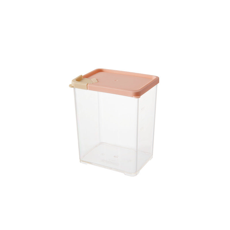 Transparent Plastic Kitchen Storage Box Container