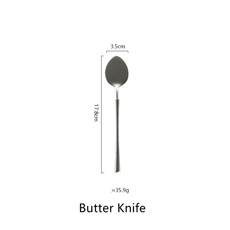 Silver Stainless Steel Western Cutlery Set