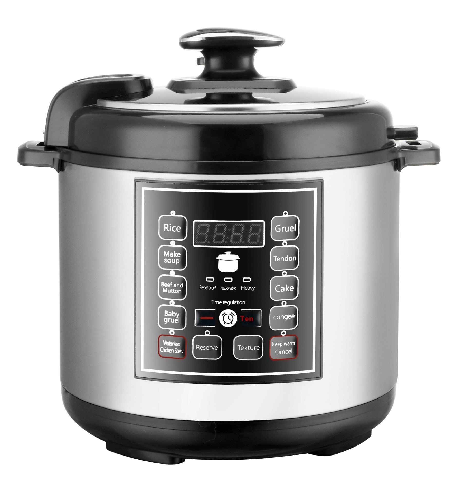 5L Multi-Function Pressure Rice Cooker With Timer Household