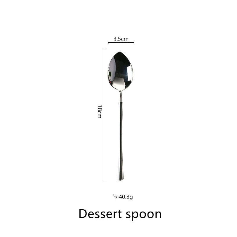Silver Stainless Steel Western Cutlery Set