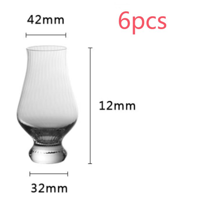 Tulip Shape Crystal Stemware Elegant Glass