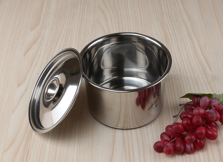 Non-Magnetic Stainless Steel Stock Pot Seasoning Storage Box Kitchen Organizer