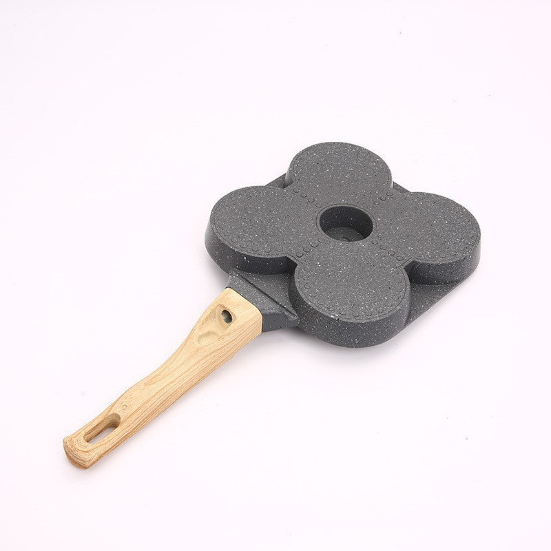 4-Hole Nonstick Egg Frying Pan Breakfast Skillet Household Pan