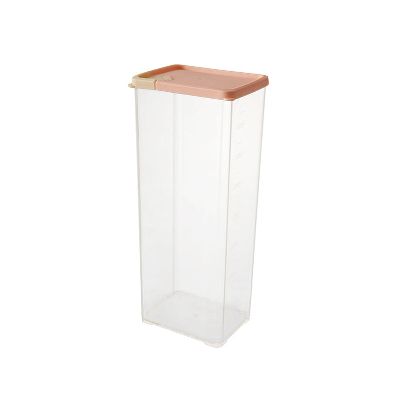 Transparent Plastic Kitchen Storage Box Container