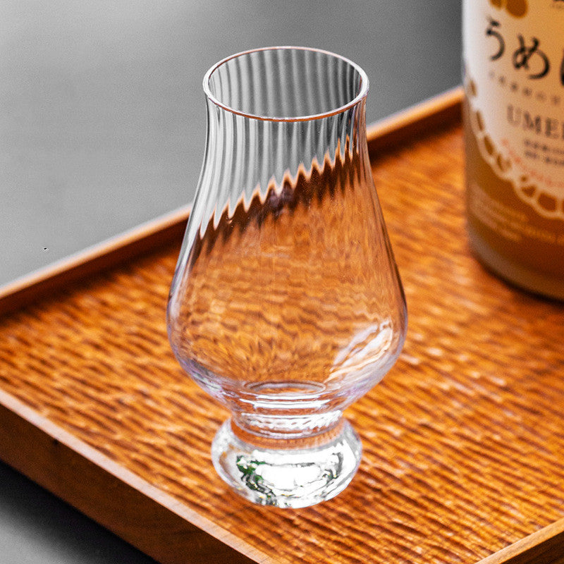 Tulip Shape Crystal Stemware Elegant Glass