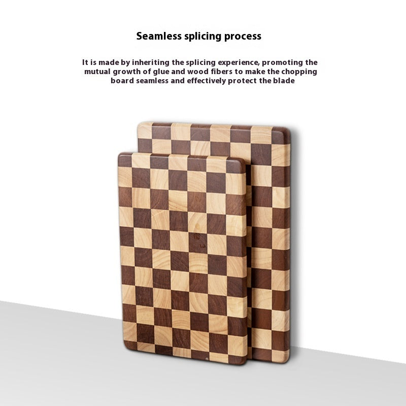 Thickened Solid Wood Rubber Wood Cutting Board Household Kitchen Board