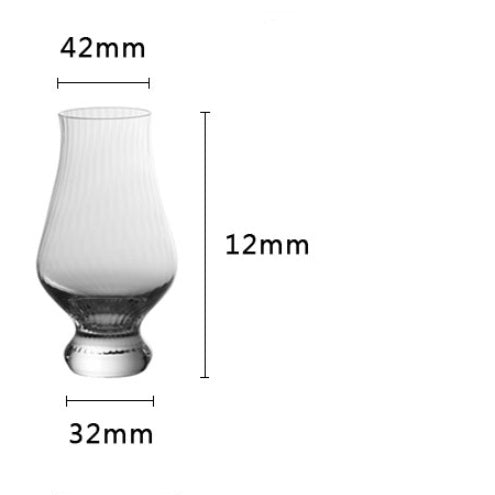 Tulip Shape Crystal Stemware Elegant Glass