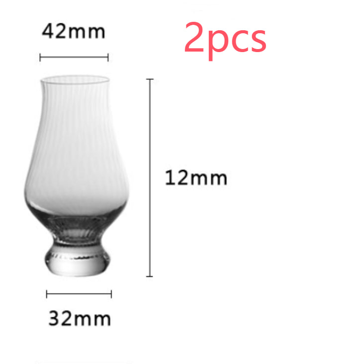Tulip Shape Crystal Stemware Elegant Glass