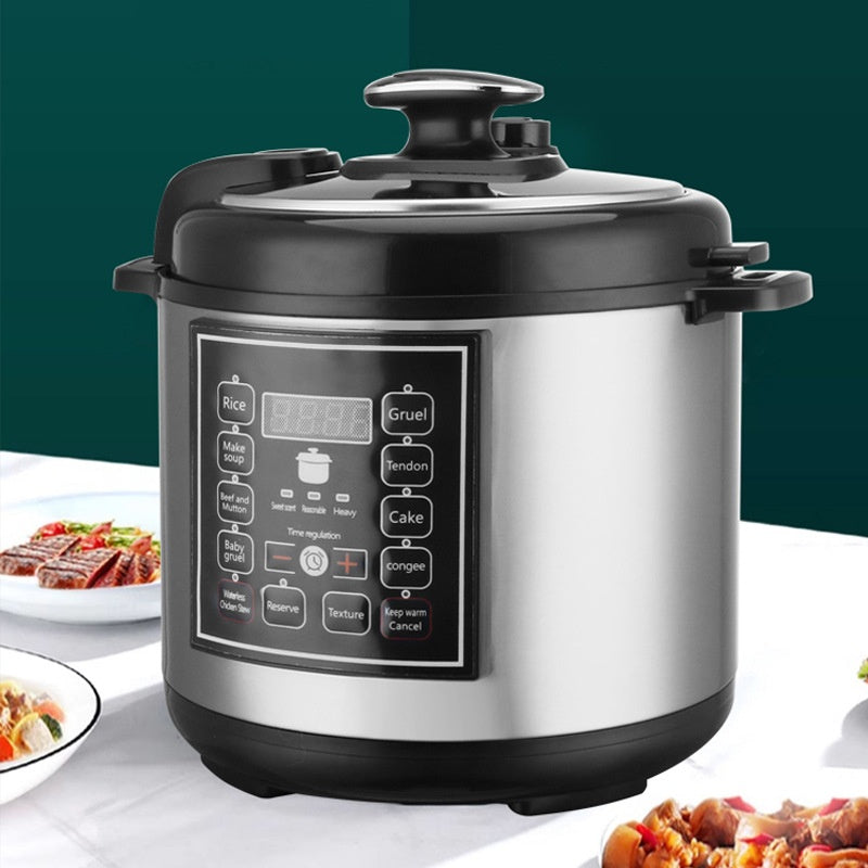 5L Multi-Function Pressure Rice Cooker With Timer Household