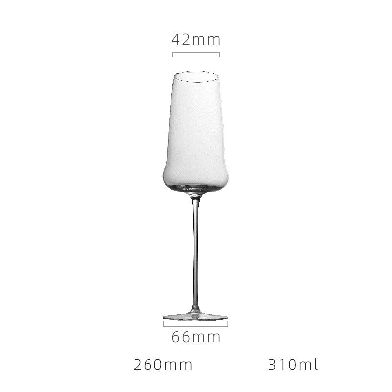 Handmade Ultra-Thin Crystal Bordeaux Glass Elegant Stemware