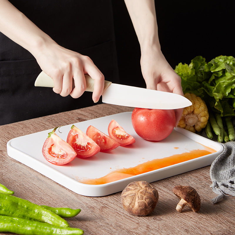 Double-Sided Plastic Cutting Board Mold-Resistant Kitchen Fruit Board