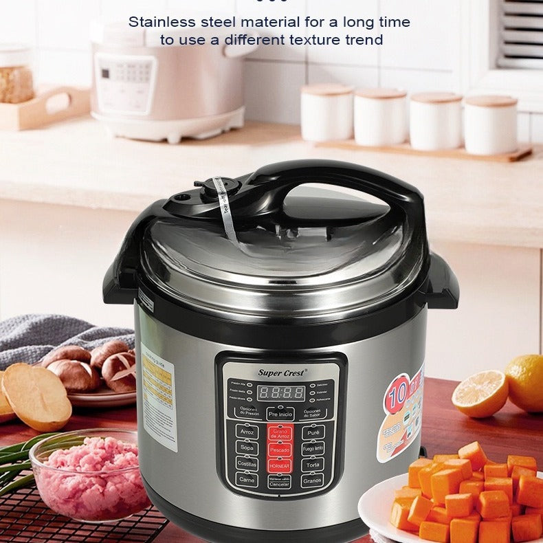 6L Multi-Function Electric Pressure Cooker Large Capacity Household